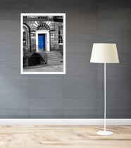 Quadro Decorativo New York Porta Azul - 70x50cm