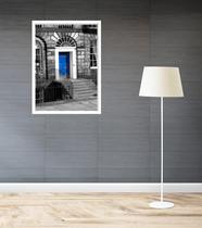 Quadro Decorativo New York Porta Azul - 70X50Cm