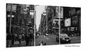 Quadro Decorativo New York Retrô - Vintage - Tela Em Tecido Quadro Decorativo New York Retrô - Vintage - Tela Em Tecido