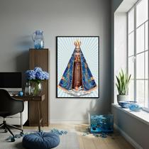 Quadro Decorativo Nossa Senhora de Aparecida - 70x50cm