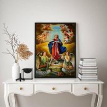 Quadro Decorativo Nossa Senhora Desatadora Dos Nós 33X24Cm