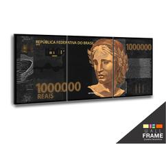 Quadro Decorativo Nota De 1 Milhão De Reais