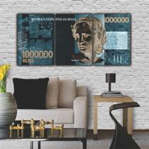 Quadro Decorativo Nota Um Milhão de Reais - Estilo e Originalidade para Sua Decoração