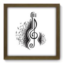 Quadro Decorativo - Notas Musicais - 33cm x 33cm - 086qdgm Quadro Decorativo - Notas Musicais - 33cm x 33cm - 086qdgm