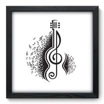 Quadro Decorativo - Notas Musicais - 33cm x 33cm - 086qdgp Quadro Decorativo - Notas Musicais - 33cm x 33cm - 086qdgp