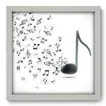 Quadro Decorativo - Notas Musicais - 33cm x 33cm - 091qdgb Quadro Decorativo - Notas Musicais - 33cm x 33cm - 091qdgb