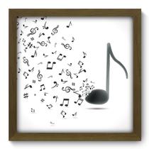 Quadro Decorativo - Notas Musicais - 33cm x 33cm - 091qdgm Quadro Decorativo - Notas Musicais - 33cm x 33cm - 091qdgm