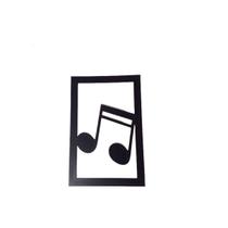 Quadro Decorativo Notas Musicais