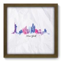 Quadro Decorativo - Nova Iorque - 33cm x 33cm - 153qdmm Quadro Decorativo - Nova Iorque - 33cm x 33cm - 153qdmm