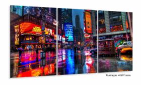 Quadro Decorativo Nova York Chuva 120x60