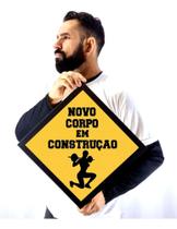 Quadro Decorativo Novo Corpo Em Construção Arte Musculação