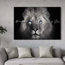 Quadro Decorativo Nunca Foi Sorte Leão PB Peça Única FULL HD 4K Quadro Decorativo Nunca Foi Sorte Leão PB Peça Única FULL HD 4K