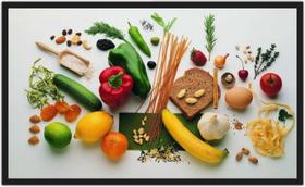 Quadro Decorativo Nutricionista Nutrição Consultórios Com Moldura 1 metro x 60 cm TT06