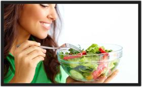 Quadro Decorativo Nutricionista Nutrição Consultórios Com Moldura 1 metro x 60 cm TT07 Quadro Decorativo Nutricionista Nutrição Consultórios Com Moldura 1 metro x 60 cm TT07