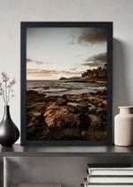 Quadro Decorativo O amanha - Com vidro Tamanho:21cm x 30cm (A4)