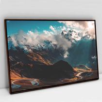 Quadro Decorativo O Céu e as Montanhas em tela Canvas