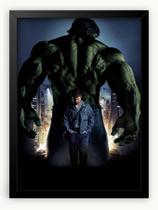 Quadro Decorativo O Incrivel Hulk Filme A3 30x42cm