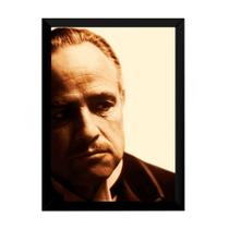 Quadro Decorativo O Poderoso Chefão 1 Marlon Brando 42x29