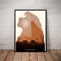 Quadro Decorativo O Rei Leão The Lion King Arte Simples