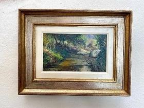 Quadro Decorativo O Ribeirão do Pintor Aldo Cardarelli Quadro Decorativo O Ribeirão do Pintor Aldo Cardarelli