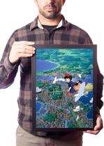 Quadro Decorativo O Serviço De Entregas Da Kiki Arte Ghibli