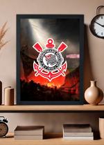 Quadro Decorativo O unico gigante SCCP - Com Vidro Tamanho:21cm x 30cm (A4)