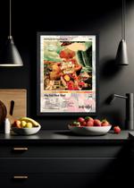 Quadro Decorativo Oasis Dig Out Your Soul (Light) Com Vidro Tamanho:21cm x 30cm (A4)