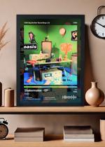 Quadro Decorativo Oasis Shakermaker EP (Dark) Com Vidro Tamanho:21cm x 30cm (A4)