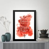 Quadro Decorativo Ogum - Frase 45x34cm