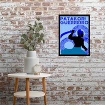 Quadro Decorativo Ogum Guerreiro 33x24cm