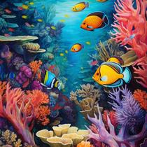 Quadro Decorativo Olha Aquário