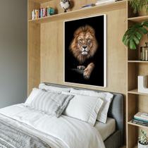 Quadro Decorativo Olhar De Leão I