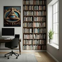 Quadro Decorativo Olho Pirâmide - 70x50cm Quadro Decorativo Olho Pirâmide - 70x50cm