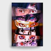 Quadro Decorativo Olhos Madara Kakashi Sasuke Naruto Itachi Pain Obito Shringan Bayakugan Anime Quadro Decorativo Olhos Madara Kakashi Sasuke Naruto Itachi Pain Obito Shringan Bayakugan Anime