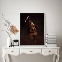 Quadro Decorativo Omolu 33x24cm - com vidro Quadro Decorativo Omolu 33x24cm - com vidro
