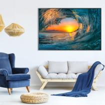 Quadro Decorativo Ondas Do Mar