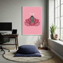 Quadro Decorativo Open Your Mind - Buda - 70x50cm Quadro Decorativo Open Your Mind - Buda - 70x50cm