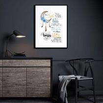 Quadro Decorativo Oração Apache - 60X48Cm