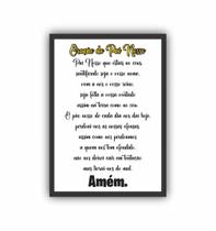 Quadro Decorativo Oração do Pai Nosso
