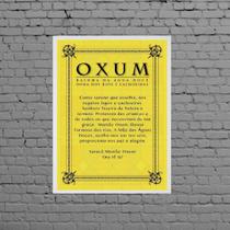 Quadro Decorativo Oração Oxum 24x18cm
