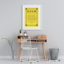 Quadro Decorativo Oração Oxum - 60x48cm Quadro Decorativo Oração Oxum - 60x48cm