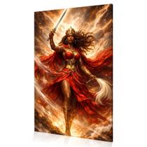 Quadro Decorativo Orixá Iansã Oyá Umbanda Tela Canvas 60x40