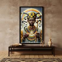 Quadro Decorativo Orixá Oxumaré - 70x50cm