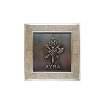 Quadro Decorativo Orixás Ayra Moldura Clara