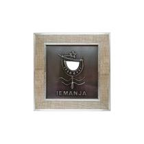 Quadro Decorativo Orixás Iemanja Moldura Clara
