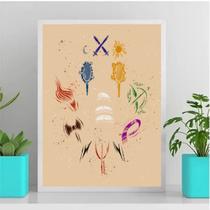 Quadro Decorativo Os Orixás 45x34cm