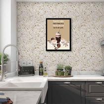 Quadro Decorativo Os Problemas São Só Falta De Café