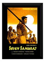 Quadro Decorativo Os Sete Samurais Filme Classico De 1954