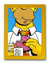 Quadro Decorativo Os Simpsons Homer Arte Moldura Amarela Quadro Decorativo Os Simpsons Homer Arte Moldura Amarela