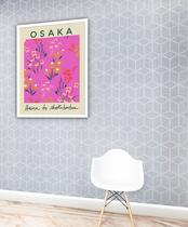 Quadro Decorativo Osaka Flower Market - 70x50cm Quadro Decorativo Osaka Flower Market - 70x50cm
